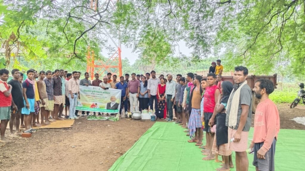 विकसित कृषि संकल्प अभियान का आयोजन ग्राम पोटेनार एवं बड़े तुगांली में सम्पन्न